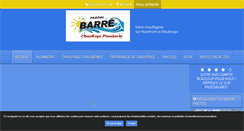 Desktop Screenshot of barre-plomberie-chauffage.fr